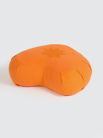 Yoga Studio Crescent Lotus Organic Zafu Buckwheat Cushion